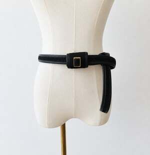 Vintage 80s R Spenser Leather Belts Adjustable Size S-L Jeweled Details